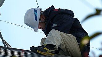 Solar panel installation